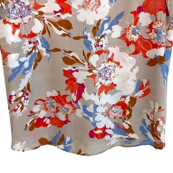 Barr lll Floral Ruffle Sleeve Top - Picture 7 of 7